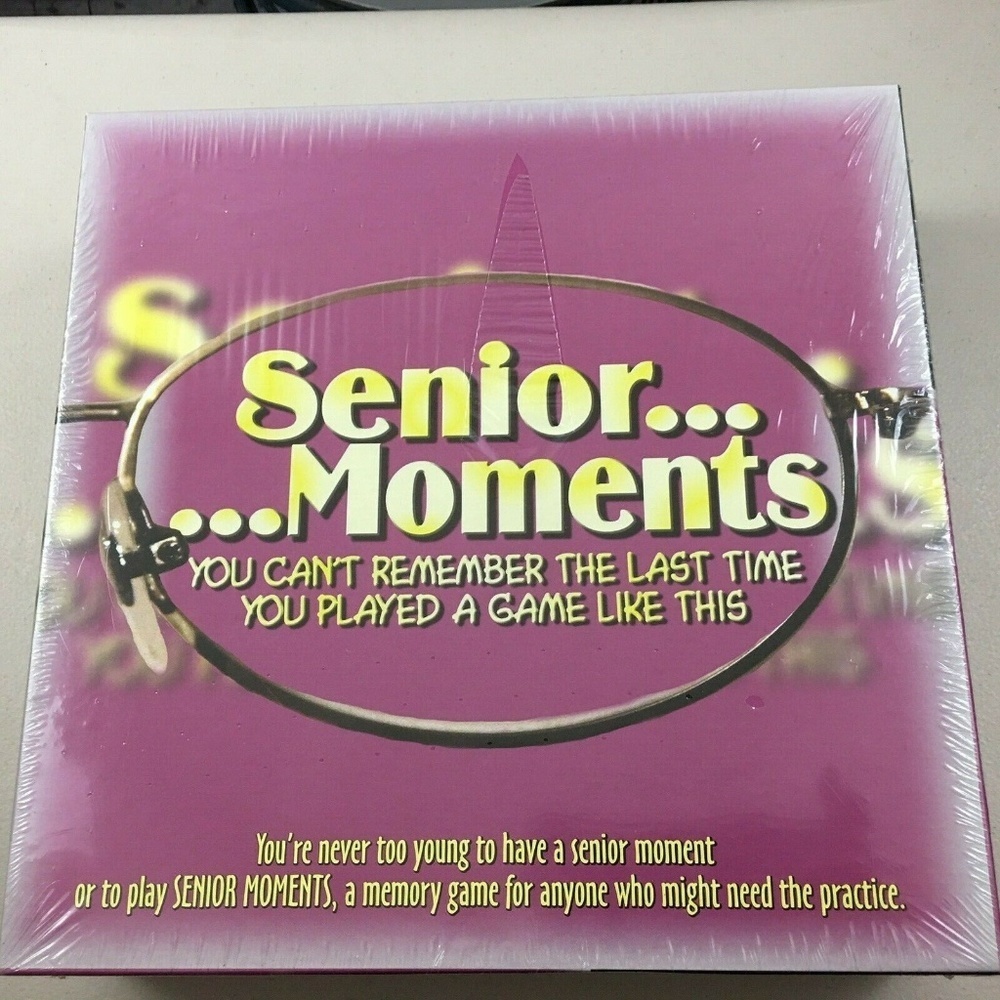 SENIOR MOMENTS Board Game Humorous Memory Game